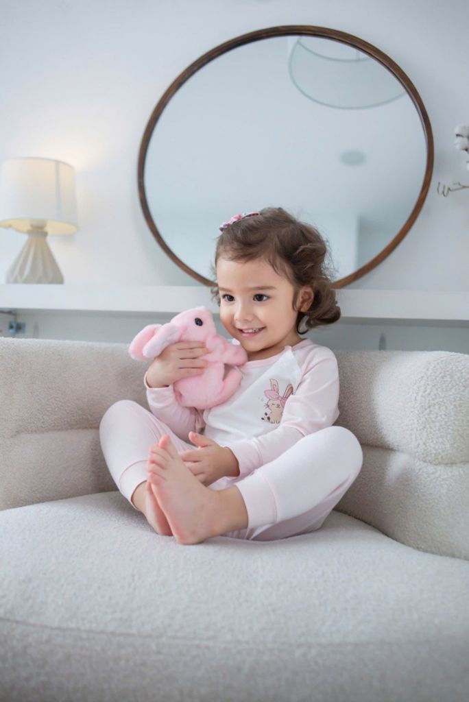 [M&B] Bộ quần áo cài giữa tay dài chất vải rayon thoáng mát