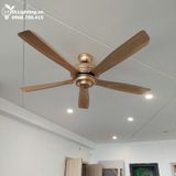  Quạt trần 5 cánh thép QT023 