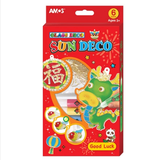  Bộ đồ chơi trang trí thông minh nhập khẩu Hàn Quốc AMOS Glass Sun Deco 6 màu sắc SD10P6-xx - các chủ đề đáng yêu 