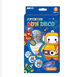  Bộ đồ chơi trang trí thông minh nhập khẩu Hàn Quốc AMOS Glass Sun Deco 6 màu sắc SD10P6-xx - các chủ đề đáng yêu 