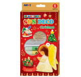  Bộ đồ chơi trang trí Noel nhập khẩu Hàn Quốc AMOS Glass Sundeco Christmas SD10P6-CH - Chủ đề Noel 