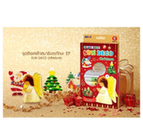  Bộ đồ chơi trang trí Noel nhập khẩu Hàn Quốc AMOS Glass Sundeco Christmas SD10P6-CH - Chủ đề Noel 