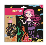 Sổ vẽ Ma thuật nhập khẩu Hàn Quốc AMOS Scratch Art Little Mermaid SA4-LM - Chủ đề Nàng tiên cá nhỏ 