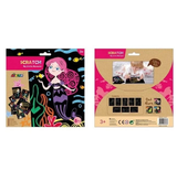  Sổ vẽ Ma thuật nhập khẩu Hàn Quốc AMOS Scratch Art Little Mermaid SA4-LM - Chủ đề Nàng tiên cá nhỏ 