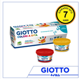  Bộ Màu nước tay nhập khẩu Italy GIOTTO Colori A Dita 600ml Hộp 6 màu 534100 