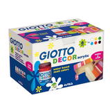  Màu nước nhập khẩu Italy Giotto Decor Acrylic Hộp 6 màu 538200 