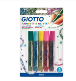  Bút gel nhũ nhập khẩu Italy GIOTTO Confettis Glitter Vỉ 5 chiếc 545400 