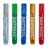  Bút gel nhũ nhập khẩu Italy GIOTTO Confettis Glitter Vỉ 5 chiếc 545400 