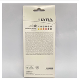 Bút chì cao cấp nhập khẩu Đức LYRA Graduate Graphite (Hộp 12 bút 4H, 3H, 2H, H, F, HB, B, 2B, 3B, 4B, 5B, 6B) 1171120 