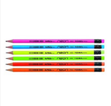  Bút chì đen nhập khẩu Đức LYRA Neon HB/2 - Vỉ 6 chiếc - 013000 