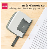  Máy đục lỗ 20 tờ Deli 0102 thiết kế nhỏ gọn tiện dụng cho văn phòng 