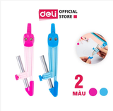 Compa Deli 8621 có nắp đậy an toàn dành cho học sinh 