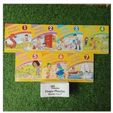  Sách Finger Phonics set of books 1–7 ISBN 9781844146505 Hàng Chính Hãng 