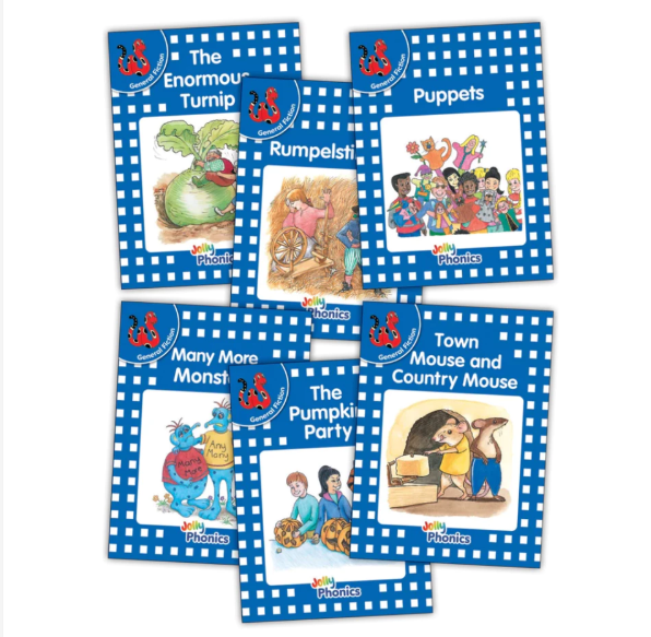 Sách Jolly Phonics Readers Level 4 General Fiction set of 6 books JL61X ISBN 978 1 844140 61 9