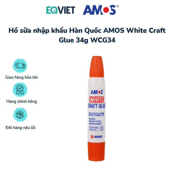 Hồ sữa nhập khẩu Hàn Quốc AMOS White Craft Glue