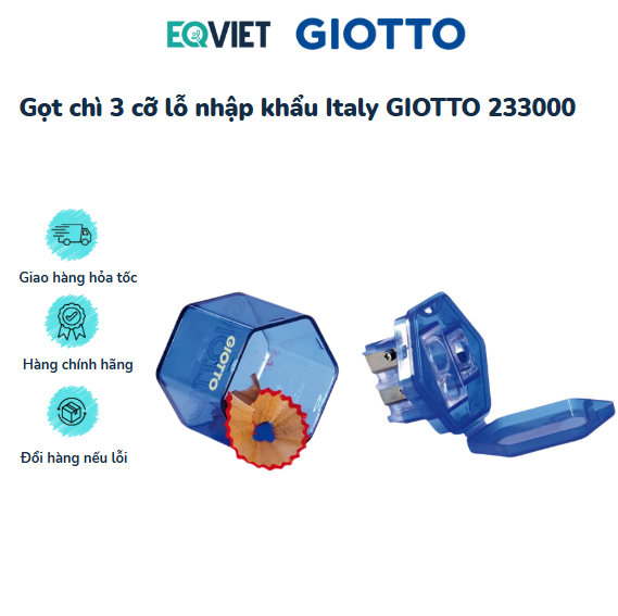 Gọt chì 3 cỡ lỗ nhập khẩu Italy GIOTTO 233000