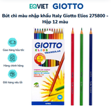  Bút chì màu nhập khẩu Italy Giotto Elios 275800 - Hộp 12 màu 