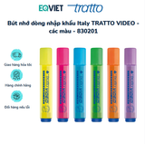  Bút nhớ dòng nhập khẩu Italy TRATTO VIDEO - các màu - 830201 