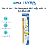  Bút chì đen LYRA Temagraph 2B/0 nhập khẩu tại Đức 1140102 