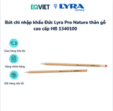  Bút chì nhập khẩu Đức Lyra Pro Natura thân gỗ cao cấp HB 1340100 