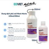  Dung dịch Phủ bóng, Phủ mờ Mont Marte 135ml/250ml Hàng Chính Hãng 
