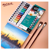  Bộ màu Acrylic Paints Mont Marte Cao Cấp 12ml 12/18/24 Màu- Hàng Chính Hãng 