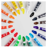  Bộ màu Acrylic Paints Mont Marte Cao Cấp 12ml 12/18/24 Màu- Hàng Chính Hãng 