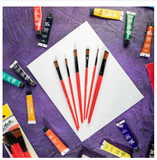 Bộ cọ mới Assorted Brush Set Mont Marte Set 6/10 Cọ BMHS0064/BMHS0065 Hàng Chính Hãng 