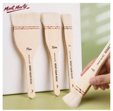  Bộ Cọ Lông Dê Mont Marte Studio Dùng Quét Gesso, Vecni, Màu Vẽ Hàng Chính Hãng 