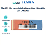  Tẩy chì 2 đầu xanh đỏ LYRA Eraser Dual Nhập khẩu Đức L7402400 