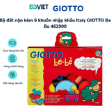  Bộ đất nặn kèm 6 khuôn nhập khẩu Italy GIOTTO Be Be 462900 