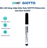  Bút viết bảng nhập khẩu Italy GIOTTO Robercolor màu Đen 413403 