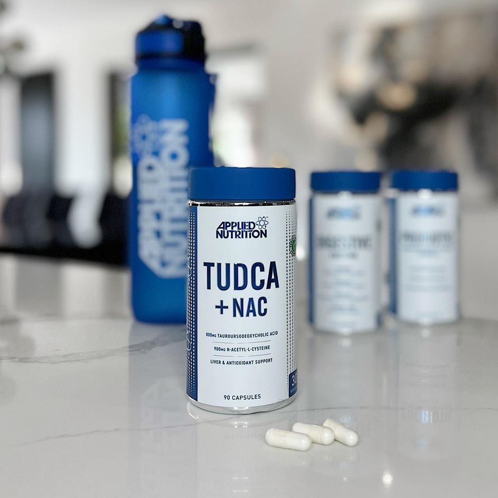 Hỗ Trợ Chức Năng Gan Applied Nutrition TUDCA + NAC 90 Viên (30 Servings) (30/09/2025)