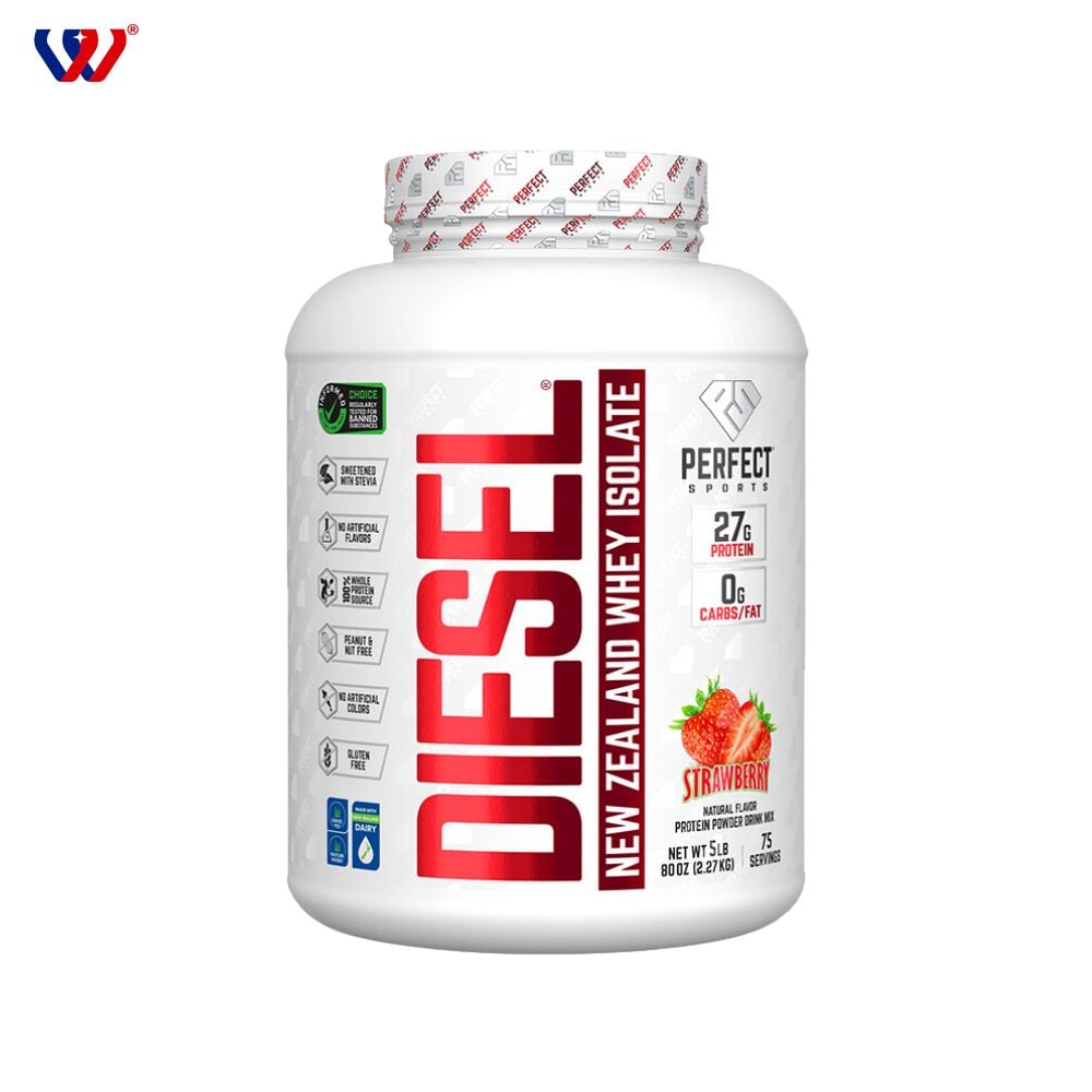 Perfect Sports Diesel NewZealand Whey Isolate 5lbs (75 Servings)