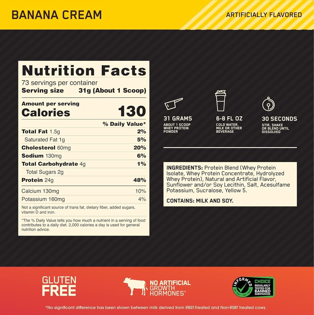 Optimum Nutrition 100% Whey Gold Standard 5Lbs