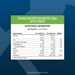 Applied Nutrition Sparkling Protein Water 330ml - Nước uống có gas giàu collagen