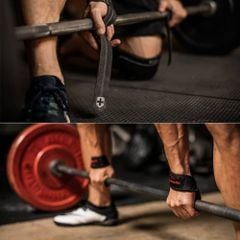 Harbinger Dây Kéo Lưng Leather Lifting Straps