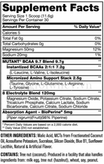 Mutant BCAA 9.7 348G (30 Servings)