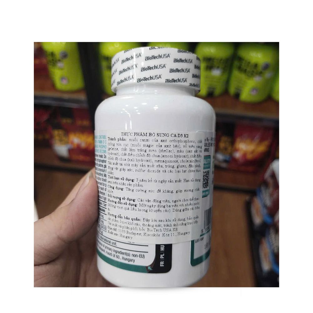 BIOTECHUSA Viên 3 Trong 1 Ca D3 K2 (90 viên)