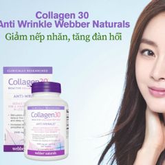Collagen 30 Anti Wrinkle Webber Naturals 2500mg (180 viên)