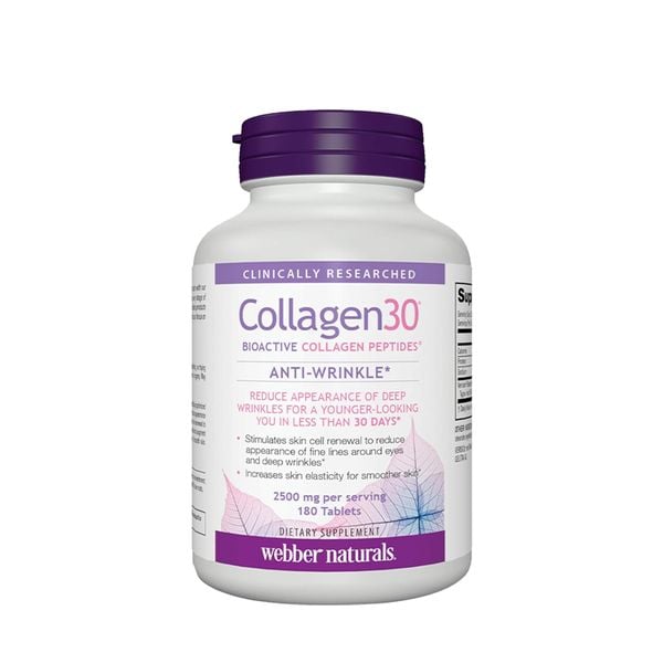Collagen 30 Anti Wrinkle Webber Naturals 2500mg