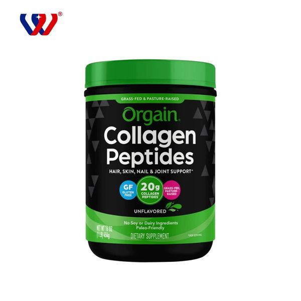 Bột Collagen Peptides Orgain 1Lb (454G)