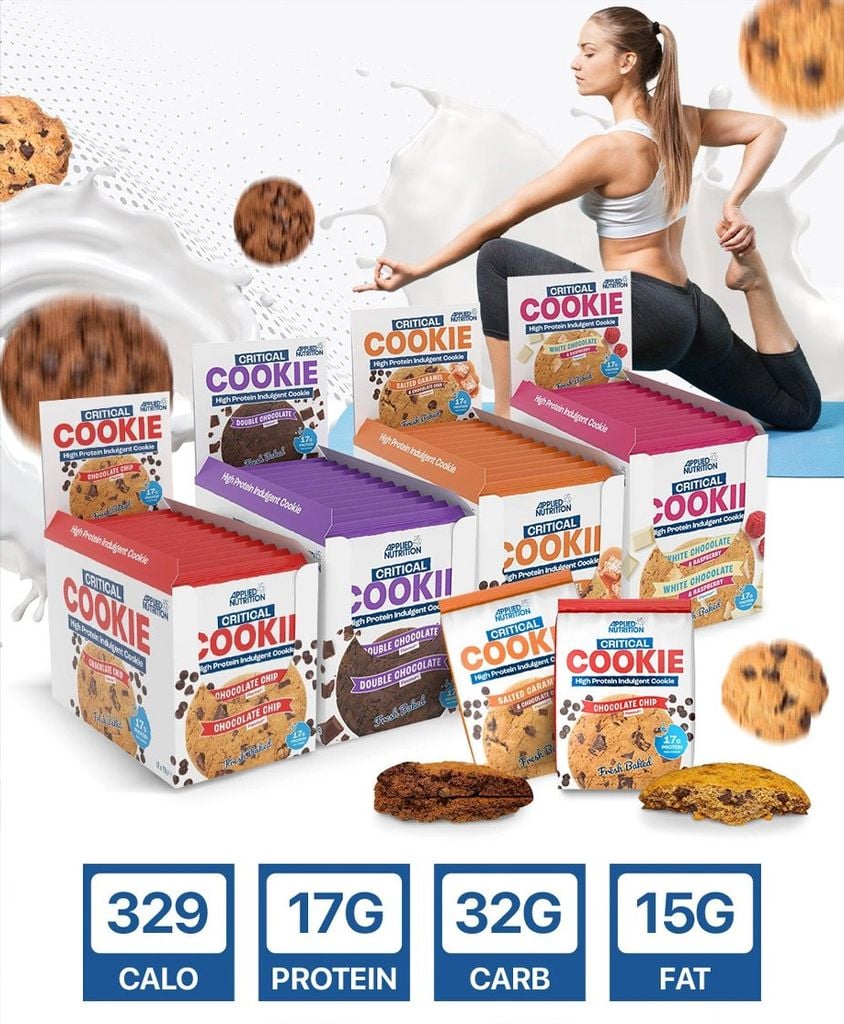 Applied Nutrition Critical Cookie 73G (12 Bánh- 12 Servings)