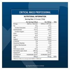 Applied Nutrition Critical Mass Professional - Lean Mass Gainer 6KG (40 Servings)