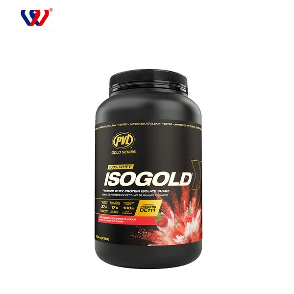 Sữa tăng cơ bắp PVL Iso Gold - Premium Whey Protein, chứa lợi khuẩn Probiotic 2lbs