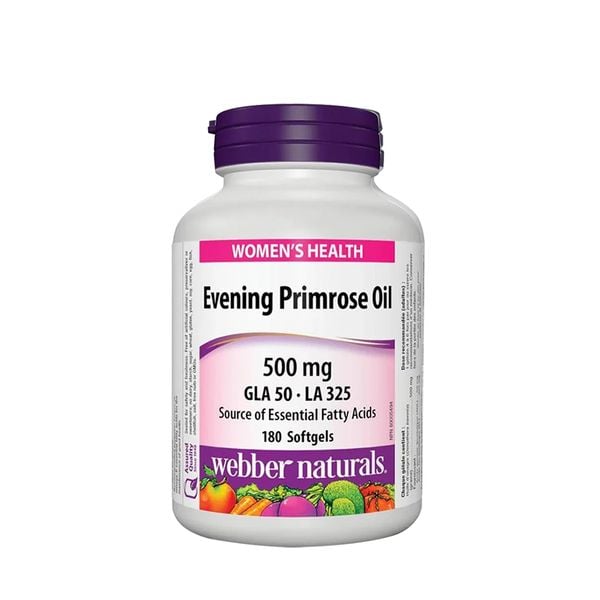 Tinh dầu hoa anh thảo Webber Naturals Evening Primrose Oil 500mg