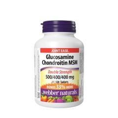 Viên uống bổ khớp Webber Naturals Glucosamine Chondroitin MSM