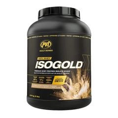 PVL Iso Gold - Premium Whey Protein With Probiotic 5Lbs (2.27KG | 71 Servings)