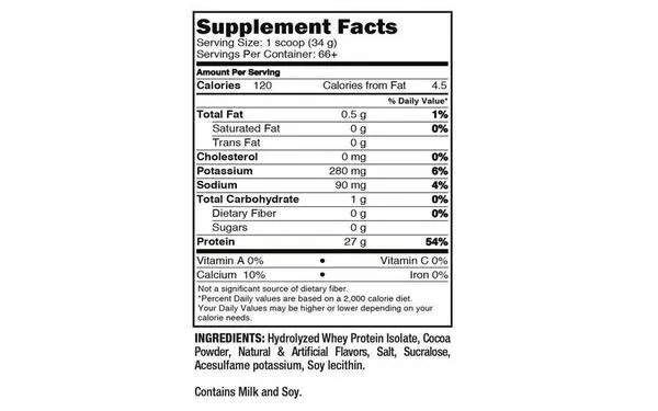 VitaXtrong Iso Pro Hydrolyzed  Whey Isolate 2 Lbs (907G | 26 Servings)