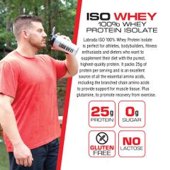 Labrada Iso Whey 5Lbs - 100% Whey Protein Isolate (2.3Kg | 71 Servings)